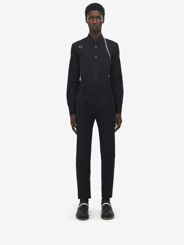 ALEXANDER MCQUEEN - Wool Mohair Tailored Trousers - Item 832883QUAAE1000